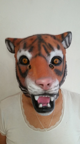 Mascara Latex De Tigre Entrega Inmediata Envio Gratis