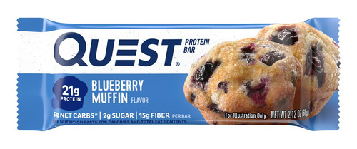 Quest Protein Bar Blueberry Mufin 4 Pz