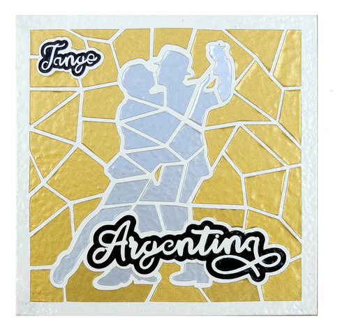 Posavaso - Estilo Mosaico - Edición Argentina  - Tango (x1)