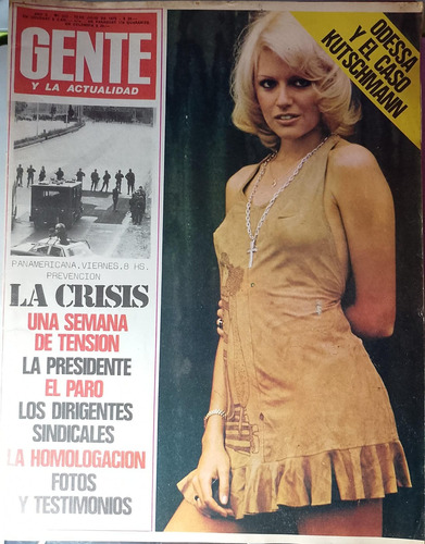 Gente 1975 Walter Kutschmann Borges Octavio Dazzan Crisis