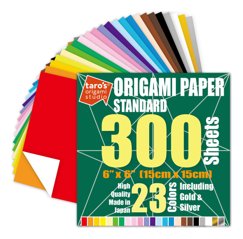 [taro's Origami Studio] Estandar De 6 Pulgadas Por Un Lado, 