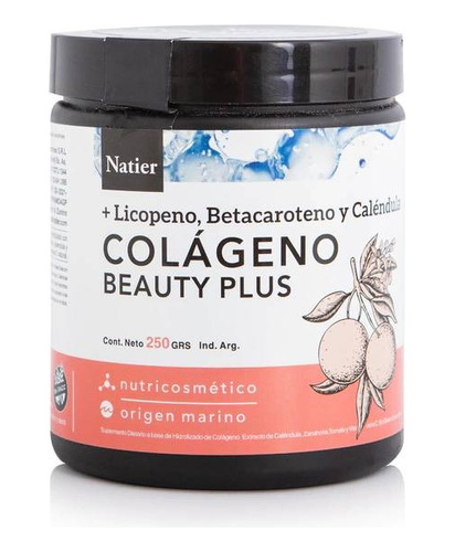 Beauty Plus Natier Colágeno Hidrolizado Origen Marino 250g 