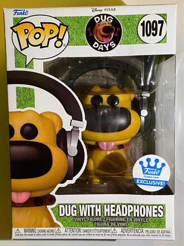 Funko Pop Up Dug Headphones Exclusivo Funkoshop