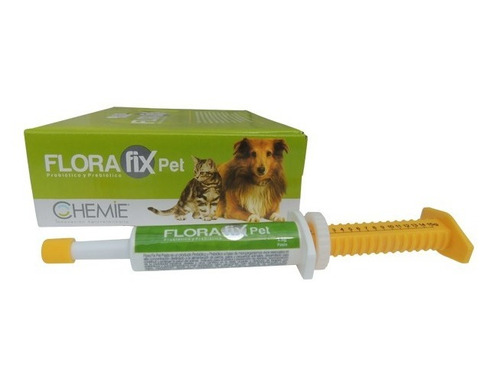 X3 Florafix Pet Probiótico Prebiótico Perros Gatos 15g