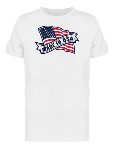 Hecho En Usa Bandera Playera De Hombre