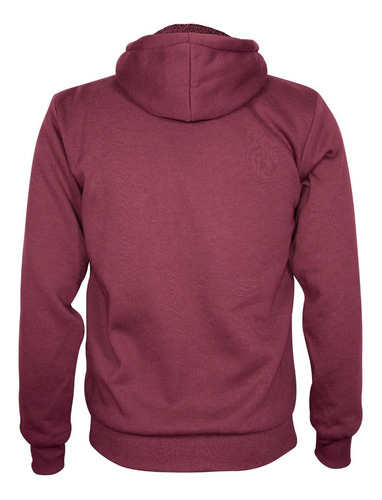 Imagen 2 de 5 de Sudadera Hombre Con Capucha Casual Roosevelt Dlj Con Cierre