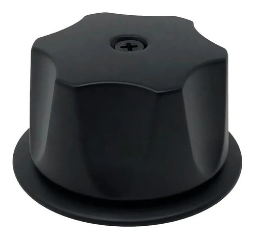 Juego De Manerales Con Chapeton Acero Inox. Negro Mate Meer