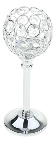 2xsilver 21.5cm Mosaico Cristal Candelero Soporte De