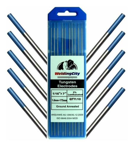 Weldingcity 10-pk Premium Tig Welding Tungsten Electrode Rod