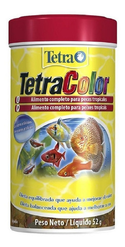 Tetra Color Flakes 250ml 52g Ração Para Peixes