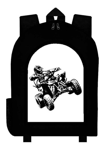 Mochila Negra Motos Carrera Art#ar125