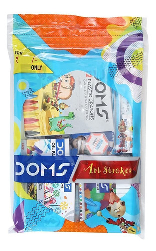 Check N Mate Art Strokes School Color Kit Niños 8 Ar