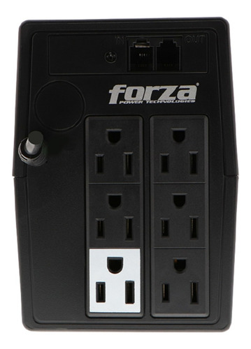 Imagen 2 de 2 de Ups Forza Nt-751 750va 375watts 4 Tomas 120v