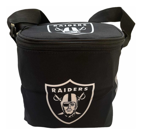 Hielera Raiders, Nfl , Termica Cap,9 Latas De 355 Ml