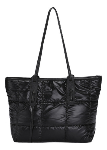 Bolsos De Mano Acolchados De Algodón For Mujer, Otoño-invie