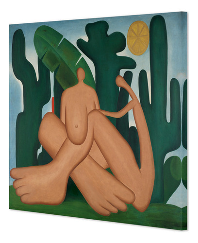 Cuadro Canvas Fine Art Antropofagia Do Amaral 81x90 M Y C
