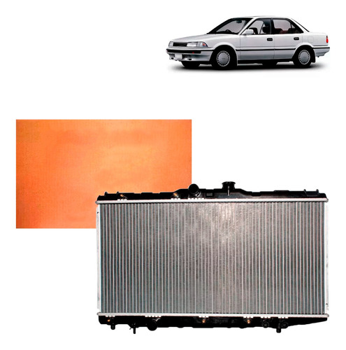 Radiador Motor Mec Panel Tipo Original Para Toyota Corolla 