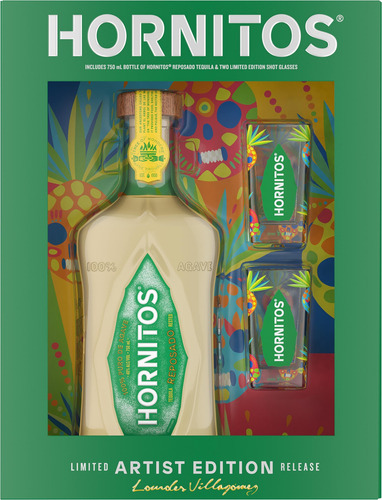 Tequila Hornitos Reposado Con Vasos Bostonmartin