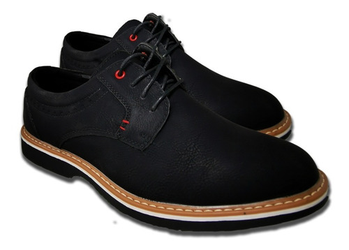 Zapatos De Hombre Casual Oxfords Negro 891 - Zapatillaschile