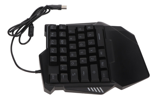 Teclado Para Juegos Rgb Para Una Mano, 35 Teclas, Retroilumi