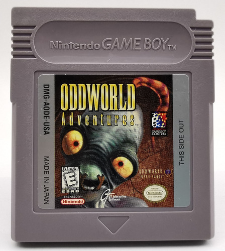 Oddworld Adventures Gameboy Nintendo * R G Gallery