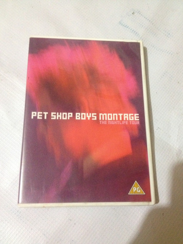 Pet Shop Boys Montage Tour  Importado Canadá Película Dvd 