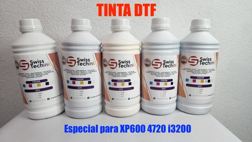 Tinta Dtf Mejor Calidad Cmyk +w,  Cabezal Xp600, 4720, I3200