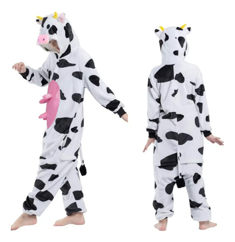 Pijama Mameluco Disfraz Cosplay Vaca Pijamas Vaquita Niño
