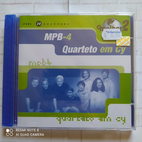 2 Cds Melhor De M P B 4  E Quarteto Em Cy  Lacre De Fábrica