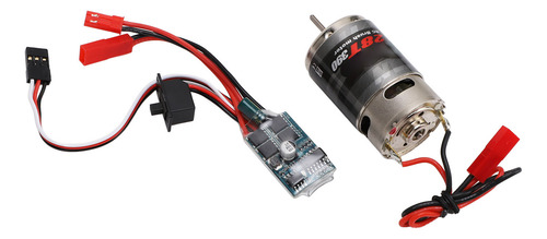 Set Combinado De Motor Con Escobillas Rc Car 390 30a Jst Plu