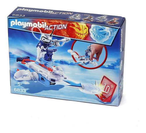 Playmobil Action, Frosty Con Lanzador De Discos- Stickers