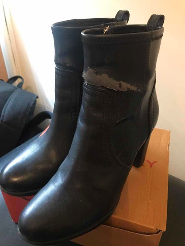 Botas De Cuero Tommy Hilfiger