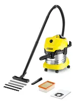 Comprar Aspiradoras Nuevas Agua Polvo Wd4 1600w Karcher S.potente Ws Color Amarillo