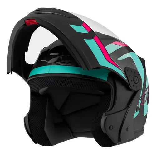 Capacete Robocop Escamoteável Fechado Mixs Gladiator Delta S