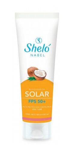 Bloqueador Solar Con Aceite De Coco Shelo /sa
