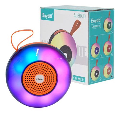 Mini Bocina Portátil Bluetooth Correa Buytiti Recargable Azul