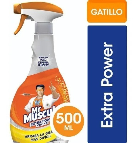 Mr Músculo Cocina Gatillo Extra Power Limón 500cc Maf