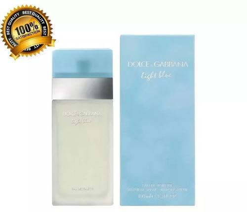 Perfume Locion Light Blue Dolce Gabbana Mujer 100 Ml Origina