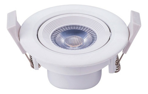 Spot Embutido Panel Led Cob Redondo Extra Chato 7w