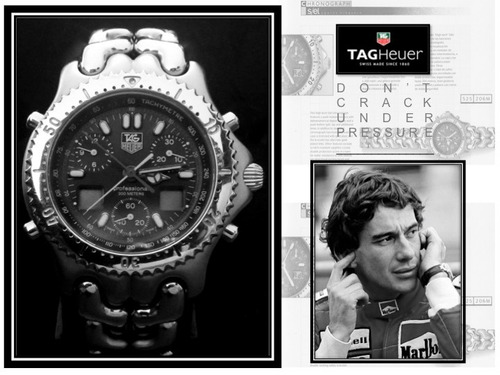 Tag Heuer Senna 1/100th Sel Ana Digi Top Linha O Verdadeiro