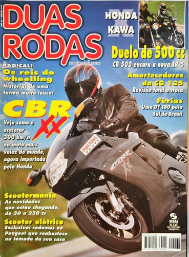 Revista Duas Rodas Nº 268 Cbr Xx Blackbird / Cb500 / Er-5