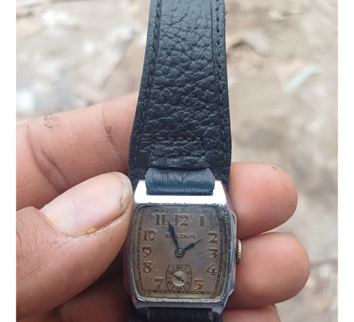 Reloj Bulova Mecanico A Cuerda, Antiguo Para Colección. 