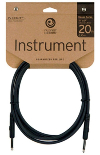 Cable Para Guitarra Planet Waves Pw-cgt-20 6mt Planet 