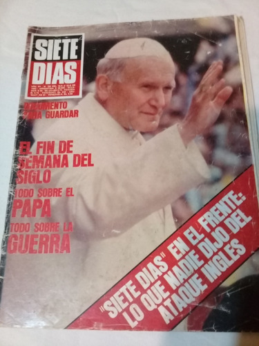 Antigua Revista ** Siete Dias ** Nº783 .16 De Junio 1982