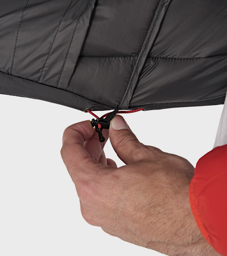Campera Montagne Hombre Argon Con Capucha Térmica Inflable