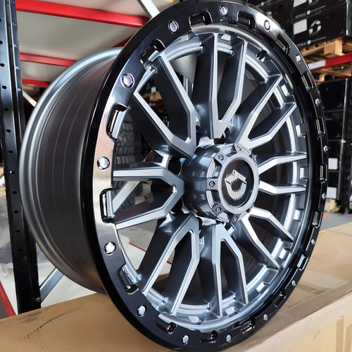 Roda Diesel Off Road Aro 20 Tala 9 - 6x139.7 Offset -12 Cor Preto