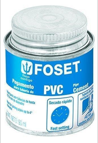 Cemento Para Pvc En Bote De 90 Ml, Baja Presión, Foset 49561