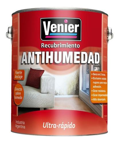 Antihumedad Venier - Aplicable Sobre La Humedad Directo 5 Kg