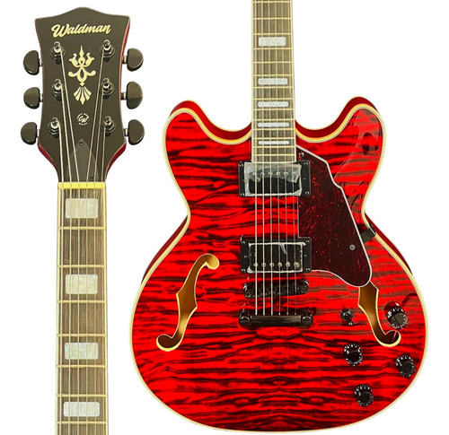 Guitarra Waldman Gho220q Rd C Capa Lx,cb, Corr, 02 Palh