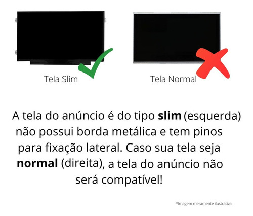Imagem 5 de 7 de Tela Nova 14 Led Slim Positivopremium Xr7550 Hb140wx1-300
